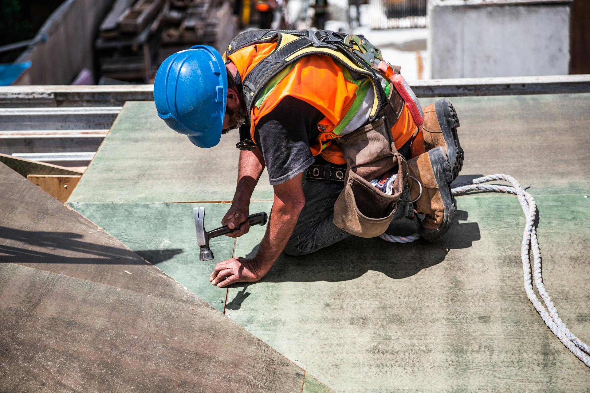 CCR roofing project